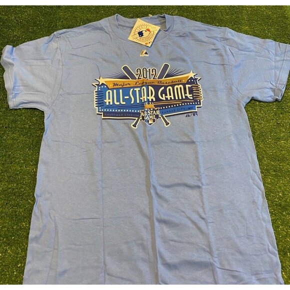 Kansas City Royals shirt mens medium blue All Star Game Chris Perez MLB - Picture 3 of 8